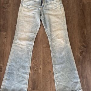 AG Adriano Goldschmied Light Wash Flare Jeans
